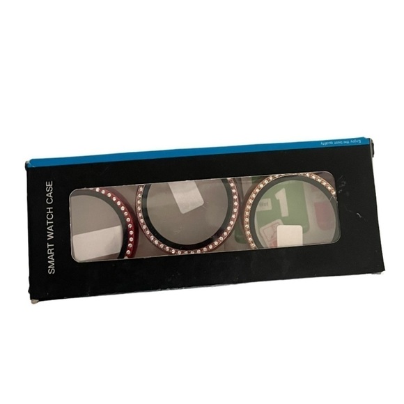 BHARVEST 3-Pack Bling Case for Pixel Watch Cover with Tempered Glass Screen - Picture 2 of 11